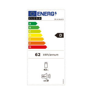 Electric 2-zone cooler box, 12V, 43L