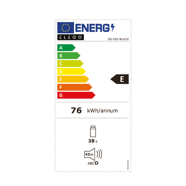 Frigorifero elettrico 12V 38L