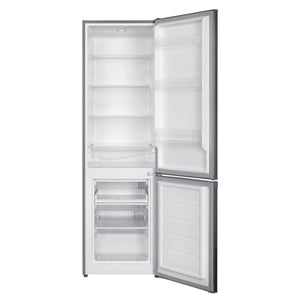 Kühlschrank mit Gefrierer 260L silbergrau