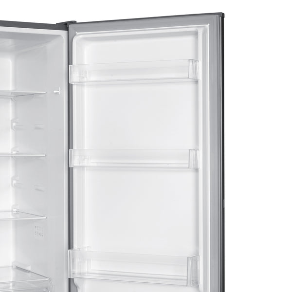 Kühlschrank mit Gefrierer 260L silbergrau
