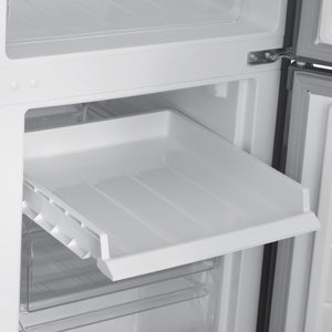 Kühlschrank mit Gefrierer 260L silbergrau