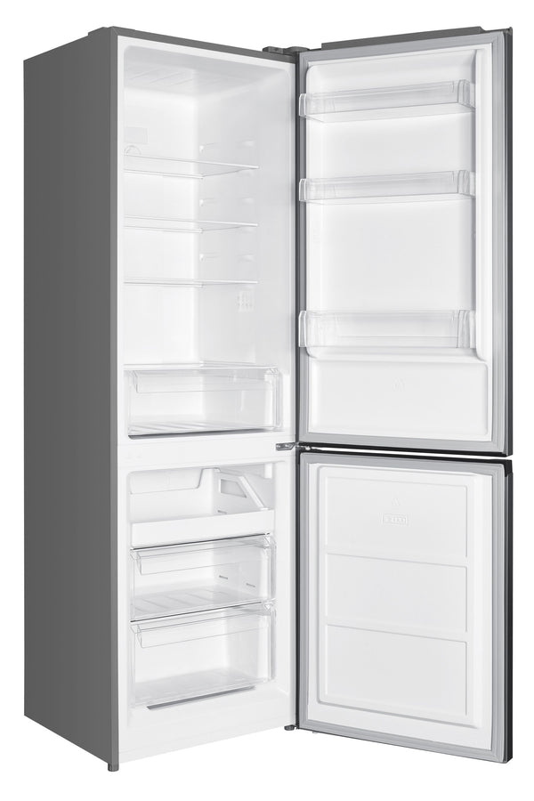 Kühlschrank mit Gefrierer 290L grau