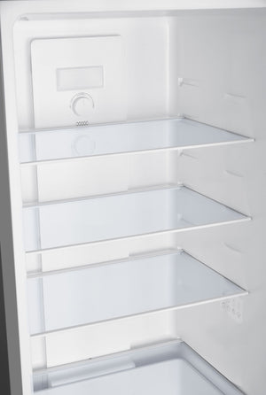 Kühlschrank mit Gefrierer 290L grau