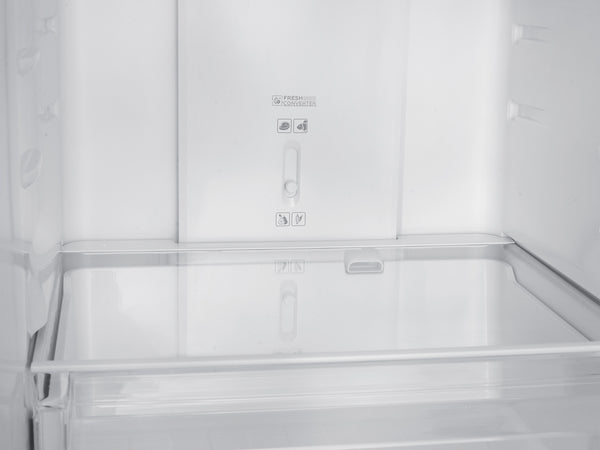 Kühlschrank mit Gefrierer 320L silbergrau