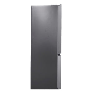 Frigorifero con congelatore 362L grigio argento