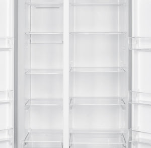 Kühlschrank mit Gefrierer 532L grau