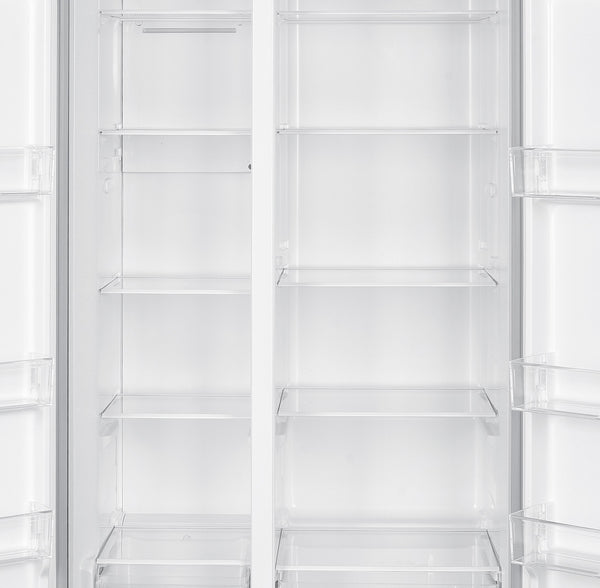 Kühlschrank mit Gefrierer 532L grau