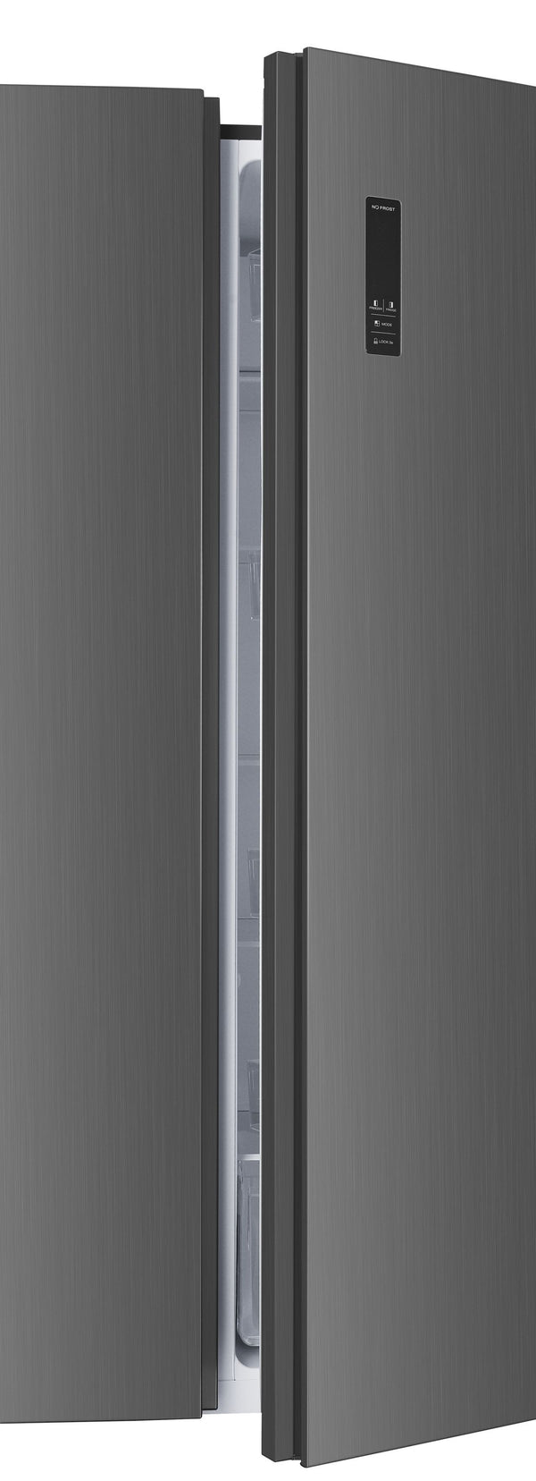 Kühlschrank mit Gefrierer 532L grau