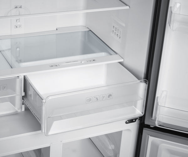 Kühlschrank mit Gefrierer und Wasserspender 419L