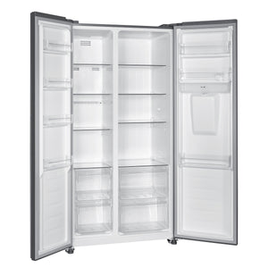 Refrigerator with freezer and water dispenser 439L