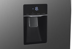 Refrigerator with freezer and water dispenser 439L