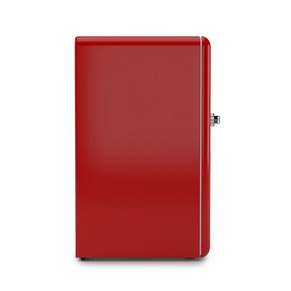 Kühlschrank mit Gefrierfach 90L rot