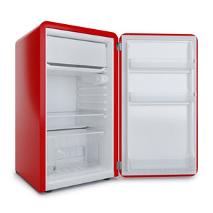 Kühlschrank mit Gefrierfach 90L rot