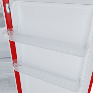 Kühlschrank mit Gefrierfach 90L rot