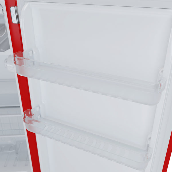 Kühlschrank mit Gefrierfach 90L rot
