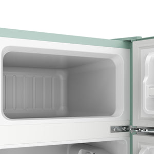 Frigorifero HOLO 90L color menta con scomparto congelatore