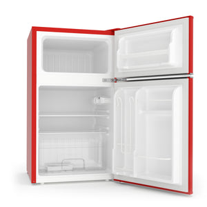 Kühlschrank mit Gefrierfach HOLO 90L rot