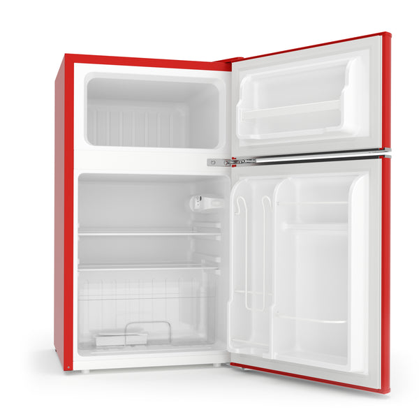 Kühlschrank mit Gefrierfach HOLO 90L rot
