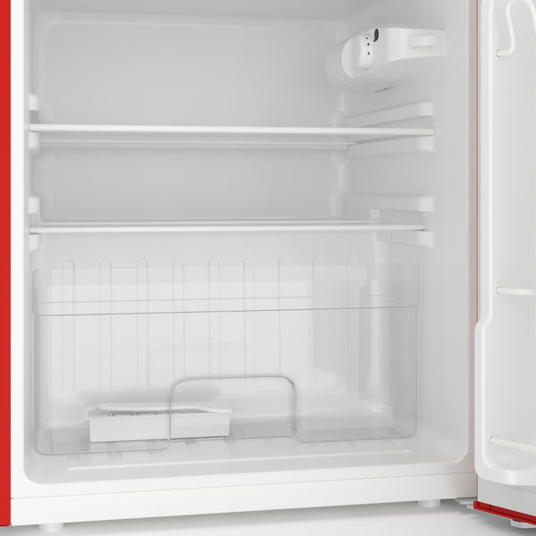 Kühlschrank mit Gefrierfach HOLO 90L rot