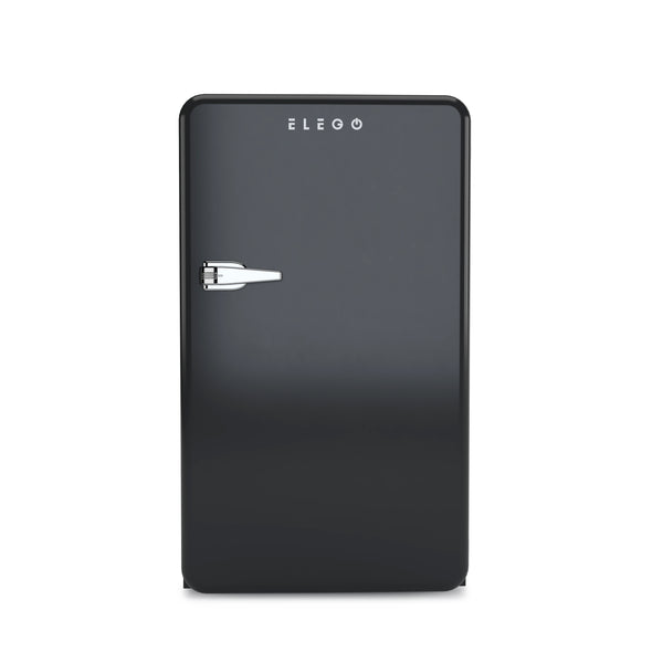 Kühlschrank mit Gefrierfach Retro 90L schwarz