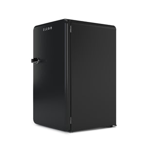 Kühlschrank mit Gefrierfach Retro 90L schwarz