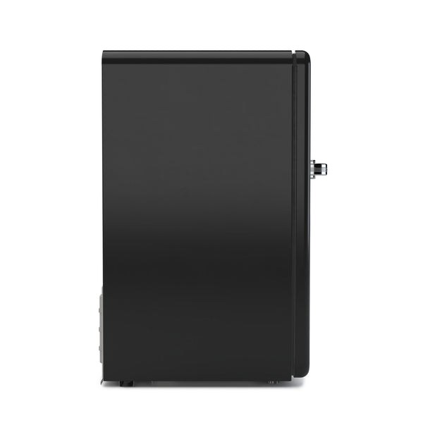 Kühlschrank mit Gefrierfach Retro 90L schwarz