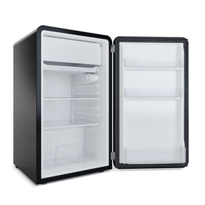 Kühlschrank mit Gefrierfach Retro 90L schwarz