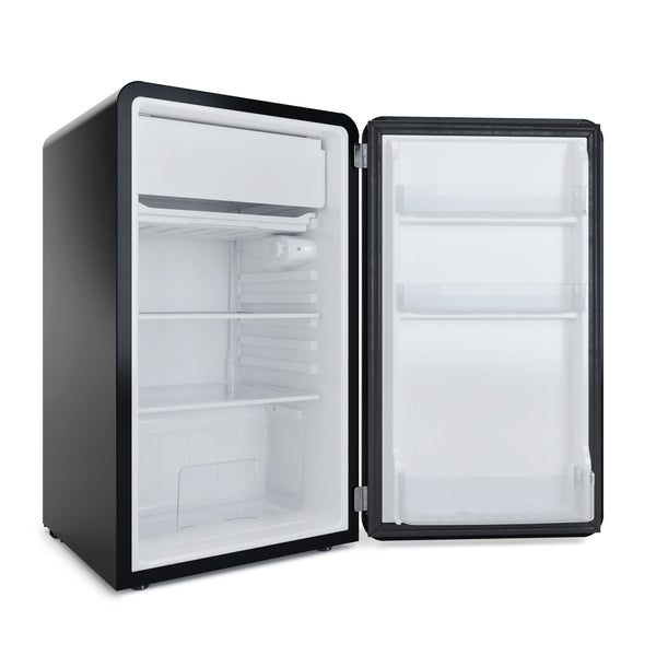 Kühlschrank mit Gefrierfach Retro 90L schwarz