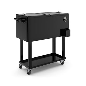 Carrello refrigerato/carrello di servizio LORD nero