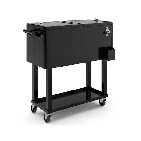 Carrello refrigerato/carrello di servizio LORD nero