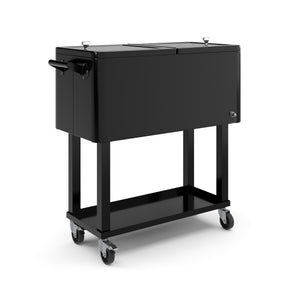 Carrello refrigerato/carrello di servizio LORD nero