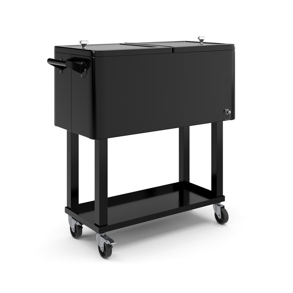 Carrello refrigerato/carrello di servizio LORD nero