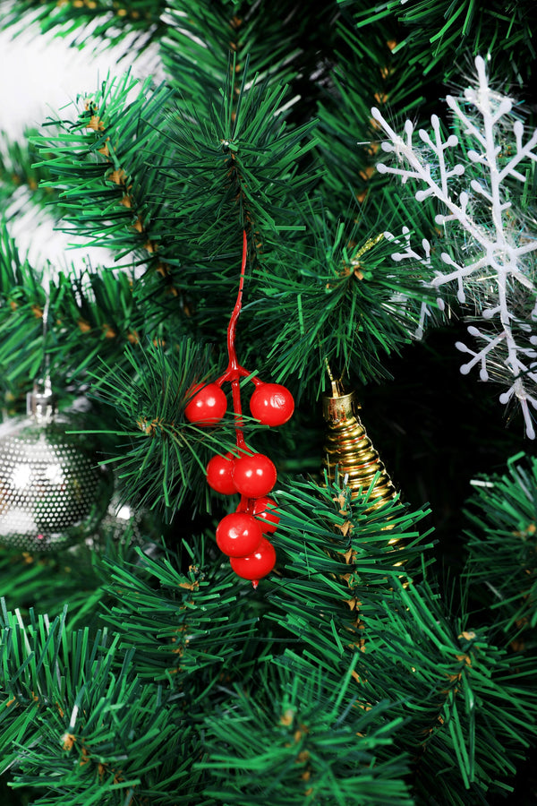 Künstlicher Weihnachtsbaum 180 cm mit Weihnachtsschmuck