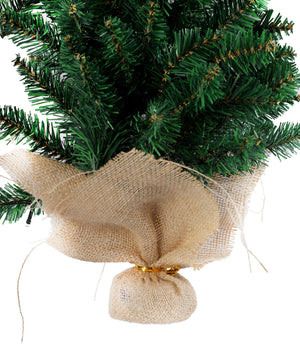 Künstlicher Weihnachtsbaum 60 cm mit Lichterkette