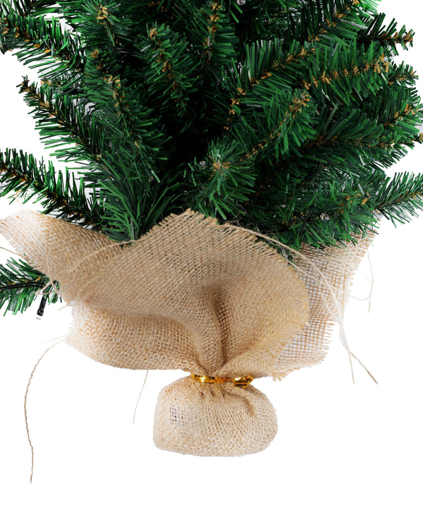 Künstlicher Weihnachtsbaum 60 cm mit Lichterkette