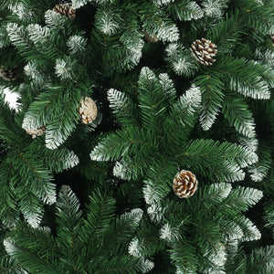 Künstlicher Weihnachtsbaum mit Schnee 150 cm