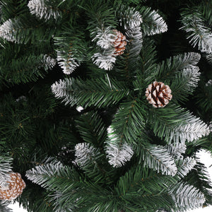 Künstlicher Weihnachtsbaum mit Schnee 150 cm