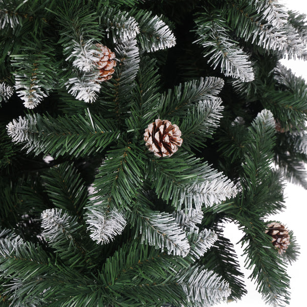 Künstlicher Weihnachtsbaum mit Schnee 180 cm