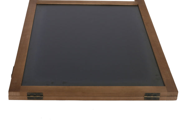 Cartello stradale con lavagna, 102 x 56 cm, marrone