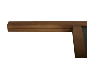 Cartello stradale con lavagna, 102 x 56 cm, marrone