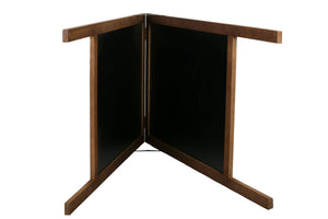 Cartello stradale con lavagna, 102 x 56 cm, marrone