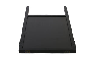 Cartello stradale con lavagna, 118 x 61 cm, nero