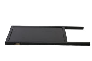 Cartello stradale con lavagna, 118 x 61 cm, nero