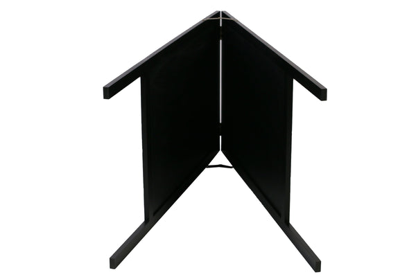 Cartello stradale con lavagna, 118 x 61 cm, nero
