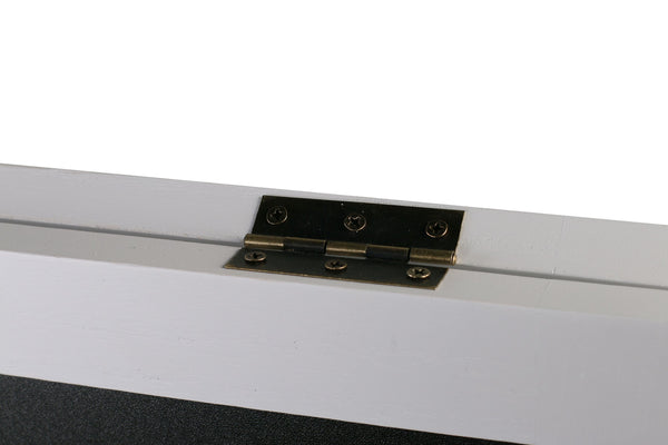 Cartello stradale con lavagna, 118 x 61 cm, bianco