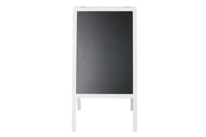 Cartello stradale con lavagna, 118 x 61 cm, bianco