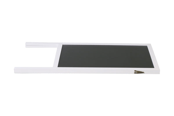 Cartello stradale con lavagna, 118 x 61 cm, bianco