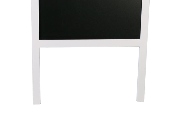 Cartello stradale con lavagna, 118 x 61 cm, bianco
