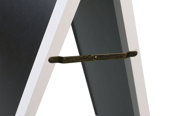 Cartello stradale con lavagna, 118 x 61 cm, bianco