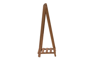 Cartello da marciapiede con lavagna e mensola, 110 x 41 cm, marrone